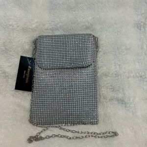 Dune London Silver Crossbody Bag